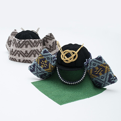 こぎん刺しおひなさまの写真