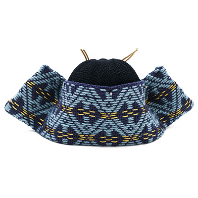 こぎん刺しの兜 必要な材料は全て含まれます