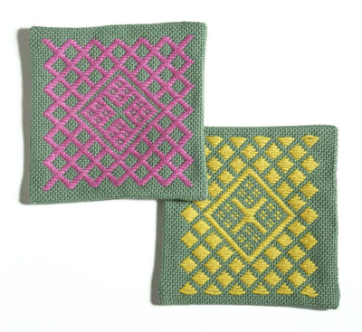 うらおもてコースター(薄うぐいす)