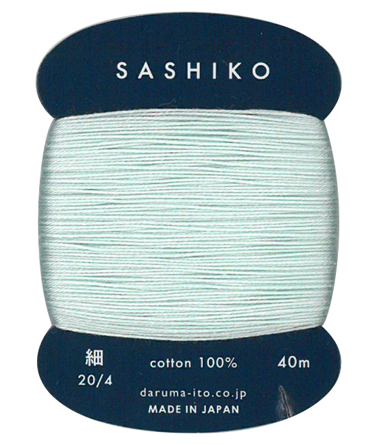 ダルマ 刺し子糸細 ミント