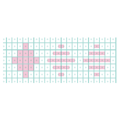 津軽こぎん刺しデザインシート